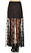 Line & Dot Deep Lace Maxi Skirt Thumb 3