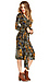 DAILYLOOK Printed Jersey Knit Wrap Dress Thumb 1