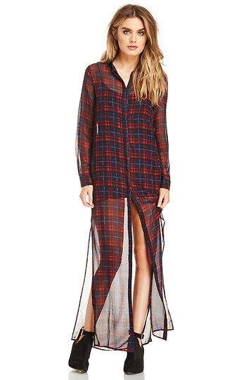 Brewster Plaid Dress Slide 1