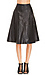 Huxtable Vegan Leather Skirt Thumb 2