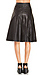 Huxtable Vegan Leather Skirt Thumb 3