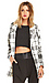 Charlotte Plaid Cocoon Coat Thumb 2