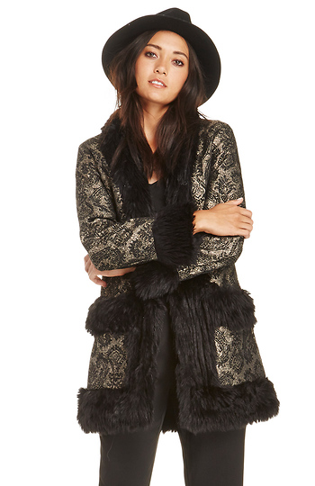 MINKPINK Good Luxe Coat Slide 1