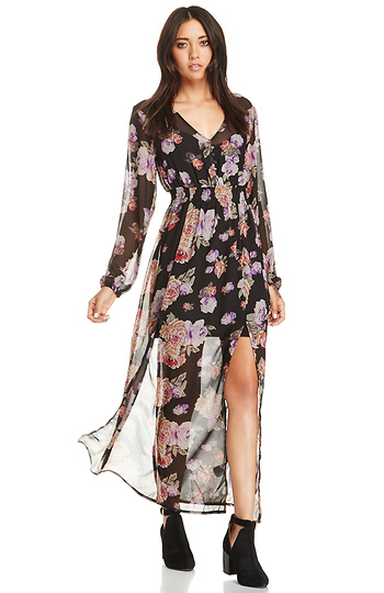 Light Floral Breeze Maxi Dress Slide 1