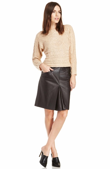 Cameo Frontier Leather Skirt Slide 1
