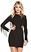 Dress The Population Pennie Long Sleeve Fringe Dress Thumb 1