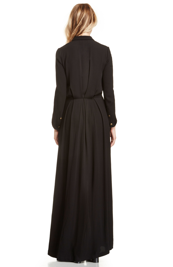 Stone Cold Fox Boston Jacquard Gown in Black | DAILYLOOK