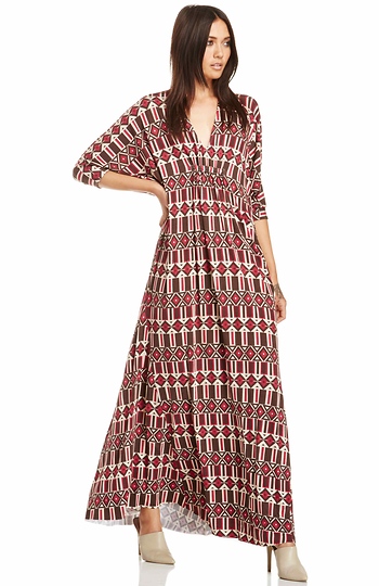 Rachel Pally Florence Caftan Maxi Dress in Floral Multi | DAILYLOOK