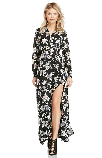 DAILYLOOK Sparrow Floral Maxi Dress Slide 1