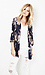 DAILYLOOK Nightingale Floral Pajama Shirt Thumb 3