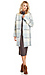 J.O.A. Plaid Oversized Wool Coatigan Thumb 2