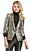 Capulet Notch Collar Metallic Blazer Thumb 1