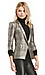 Capulet Notch Collar Metallic Blazer Thumb 3