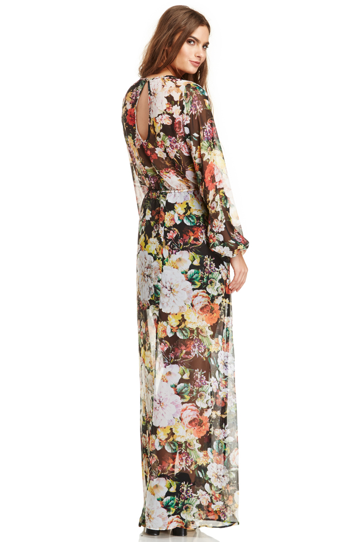 show me your mumu floral maxi