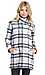 Finders Keepers Long Time Plaid Coat Thumb 5