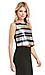 Lucy Paris Sequin Stripe Crop Top Thumb 3