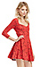 MINKPINK Little Red Dress Thumb 3