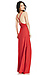 ARYN K. V-Neck Cross Back Maxi Dress Thumb 2