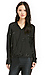 J.O.A. Embellished Draped Shirt Thumb 1