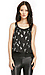 CAPULET Cropped Sleeveless Metallic Tank Thumb 1