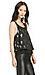 CAPULET Cropped Sleeveless Metallic Tank Thumb 3