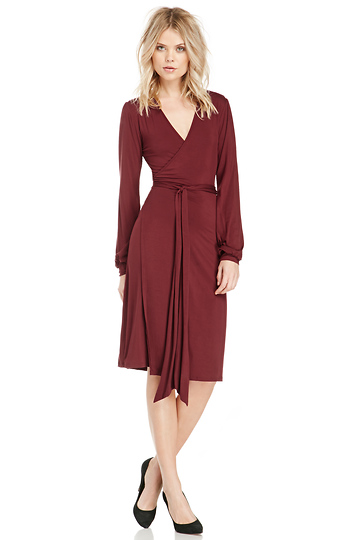 DAILYLOOK Wrap Midi Dress Slide 1