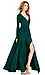 Vivian Jersey Knit Wrap Maxi Dress Thumb 3