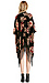 Glamorous Floral Velvet Devore Kimono Thumb 3