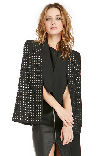 Blaque Label Studded Cape Jacket Slide 1