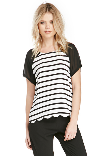 A Little Dash Striped Tee Slide 1