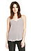 Lavender Brown Racerback Silk Tank Thumb 2