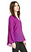 Lavender Brown Silk Long Sleeve Blouse Thumb 3