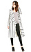 Cameo Real Talk Stripe Trench Coat Thumb 1