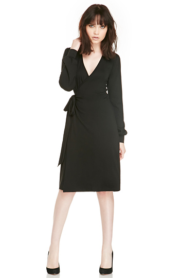 Cultivated Modal Wrap Dress Slide 1