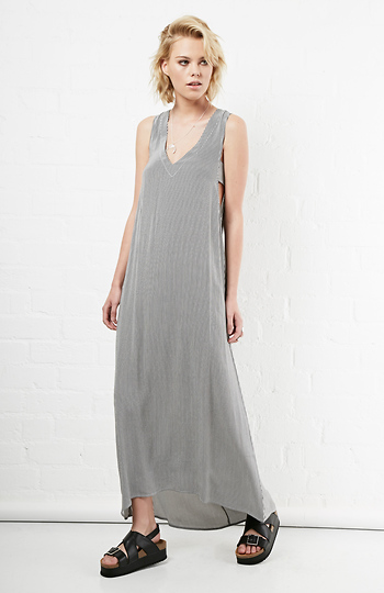 FLYNN SKYE Striped Day Maxi Dress Slide 1