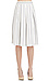 J.O.A Striped Pleated Skirt Thumb 2
