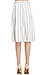 J.O.A Striped Pleated Skirt Thumb 3