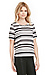 J.O.A Embellished Striped Top Thumb 3