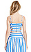 J.O.A Striped Bustier Top Thumb 2