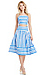 J.O.A Striped Full Skirt Thumb 1
