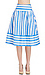 J.O.A Striped Full Skirt Thumb 2