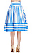 J.O.A Striped Full Skirt Thumb 3