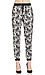 J.O.A Tropical Print Jogger Pants Thumb 2