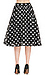 J.O.A Polka Dot Full Skirt Thumb 3