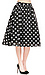 J.O.A Polka Dot Full Skirt Thumb 4