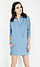 Farrah Cotton Chambray Shirt Dress Thumb 2