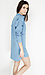 Farrah Cotton Chambray Shirt Dress Thumb 4