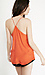 Lavender Brown Silk Racerback Tank Thumb 2