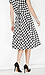 Arquette Flared Gridline Skirt Thumb 2