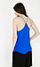 Lavender Brown Silk Racerback Tank Thumb 2